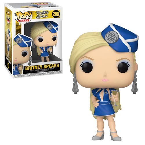 Rocks Pop! Vinyl Figure Britney Spears Toxic Stewardess [208] - Fugitive Toys