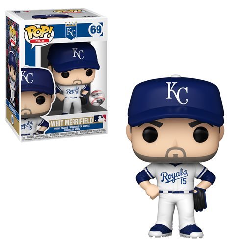 MLB Pop! Vinyl Figure Whit Merrifield Home Uniform [Royals] [69] - Fugitive Toys