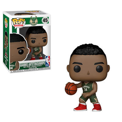 NBA Pop! Vinyl Figure Giannis Antetokounmpo [Milwaukee Bucks] [45] - Fugitive Toys