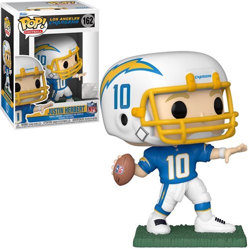 NFL Pop! Vinyl Figure Justin Herbert Home Uniform (Chargers) [162] - Fugitive Toys