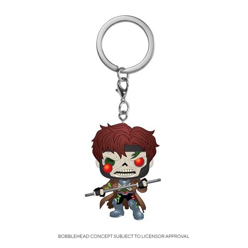 Marvel Zombies Pocket Pop! Keychain Zombie Gambit - Fugitive Toys