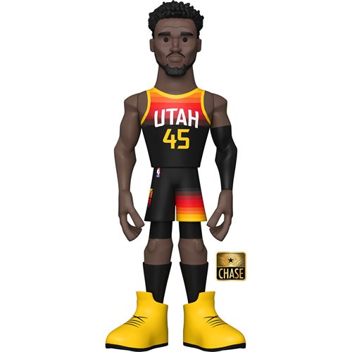 Funko Vinyl Gold Premium Figure: NBA Jazz Donovan Mitchell CE '21 (Chase) - Fugitive Toys