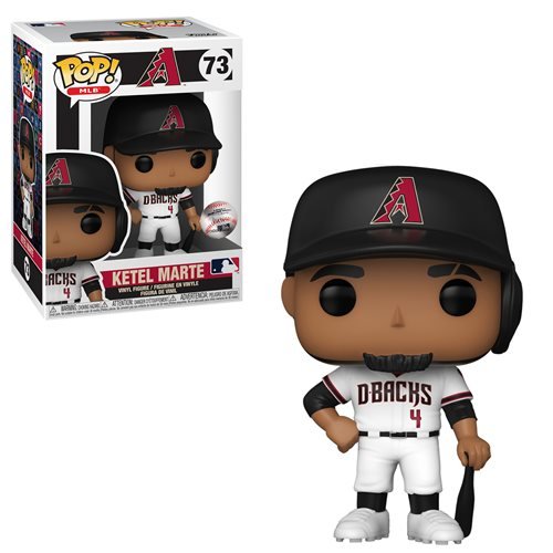 MLB Pop! Vinyl Figure Ketel Marte Home Uniform [Arizona Diamondbacks] [73] - Fugitive Toys