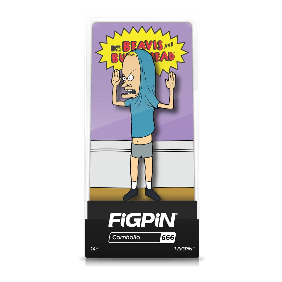 MTV Beavis and Butt-Head: FiGPiN Enamel Pin Cornholio [666] - Fugitive Toys