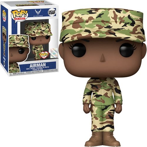 Military Pop! Vinyl Figure Air Force Female Camo (African American) - Fugitive Toys