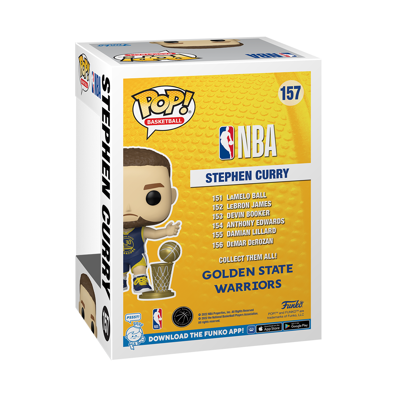 NBA Pop! Vinyl Figure Stephen Curry Championship Trophy (Fugitive Toys Exclusive)[157] - Fugitive Toys