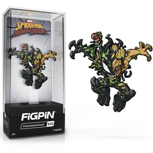 Spider-Man Maximum Venom: FiGPiN Enamel Pin Venomized Groot [632] - Fugitive Toys