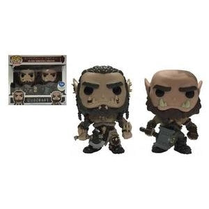 Warcraft Pop! Vinyl Figure Durotan and Orgrim [2-pack] - Fugitive Toys