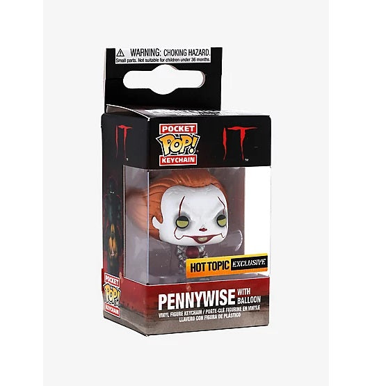 It Pocket Pop! Keychain Metallic Pennywise with Balloon (Hot Topic Exclusive) - Fugitive Toys