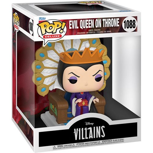 Disney Pop! Deluxe Vinyl Figure Evil Queen on Throne [1088] - Fugitive Toys