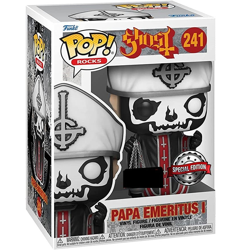 Rocks Pop! Vinyl Figure Ghost Papa Emeritus (Metallic) [241] - Fugitive Toys