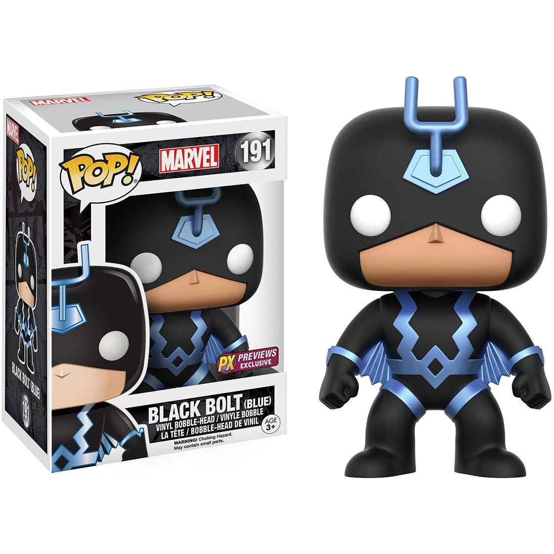 Marvel Pop! Vinyl Figure Black Bolt (Blue) [Previews Exclusive] - Fugitive Toys