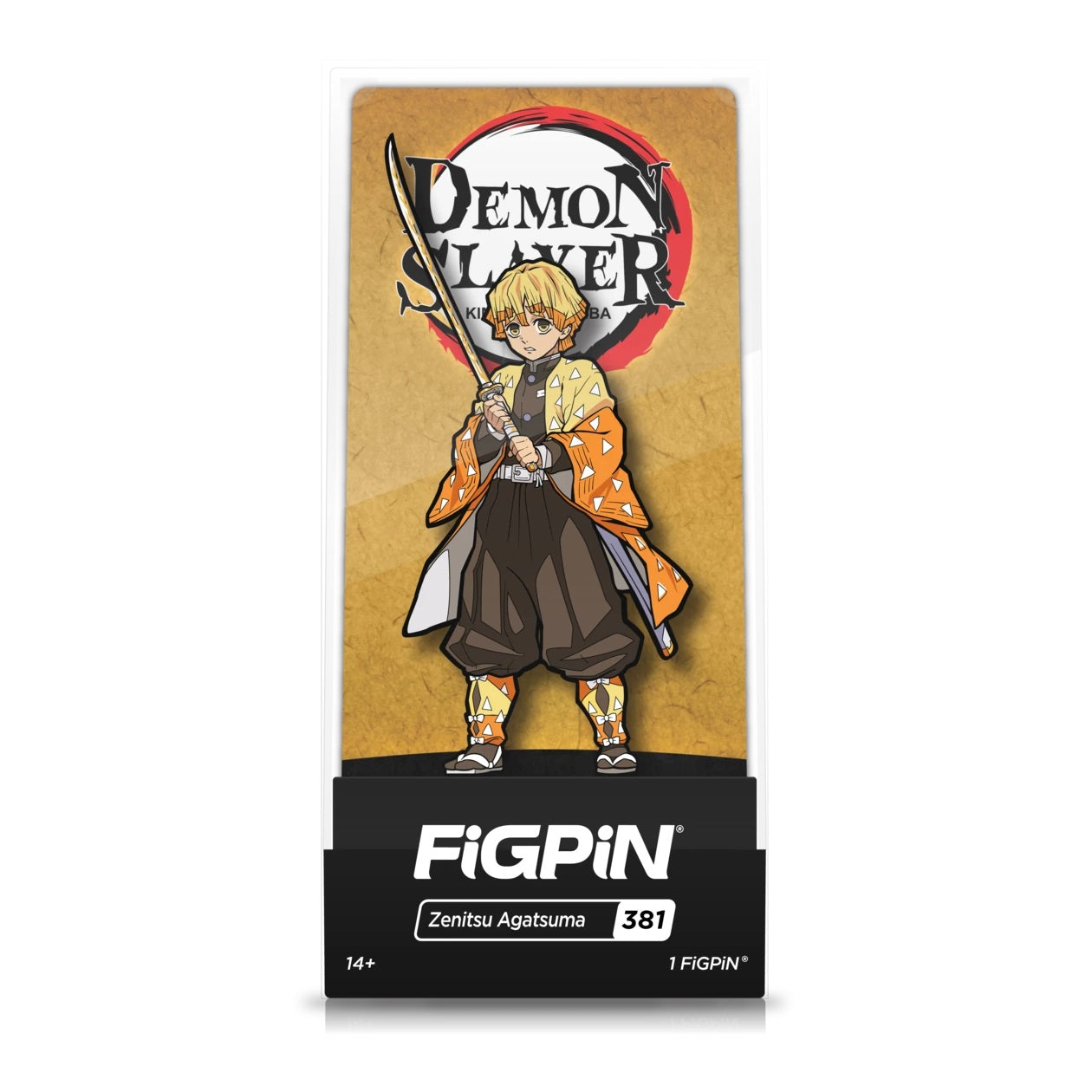 Demon Slayer: FiGPiN Enamel Pin Zenitsu Agatsuma [381] - Fugitive Toys