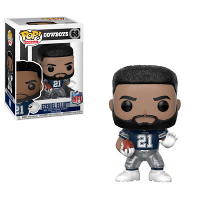 NFL Pop! Vinyl Figure Ezekiel Elliott (Away) [Dallas Cowboys] [68] - Fugitive Toys