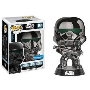 Star Wars: Rogue One Pop! Vinyl Figures Chrome Metallic Imperial Death Trooper [154] - Fugitive Toys