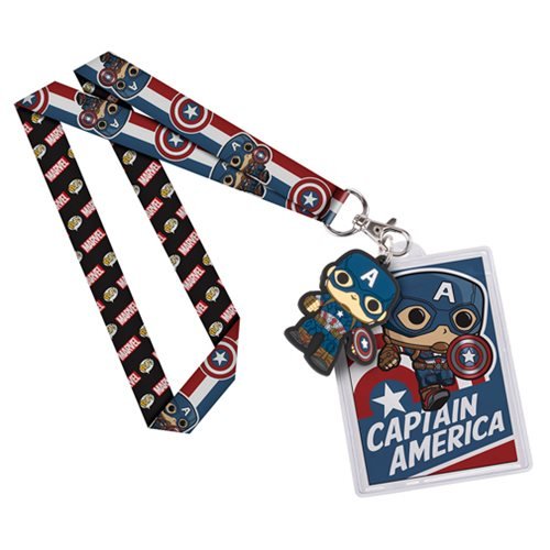 Marvel: Captain America Pop! Lanyard - Fugitive Toys