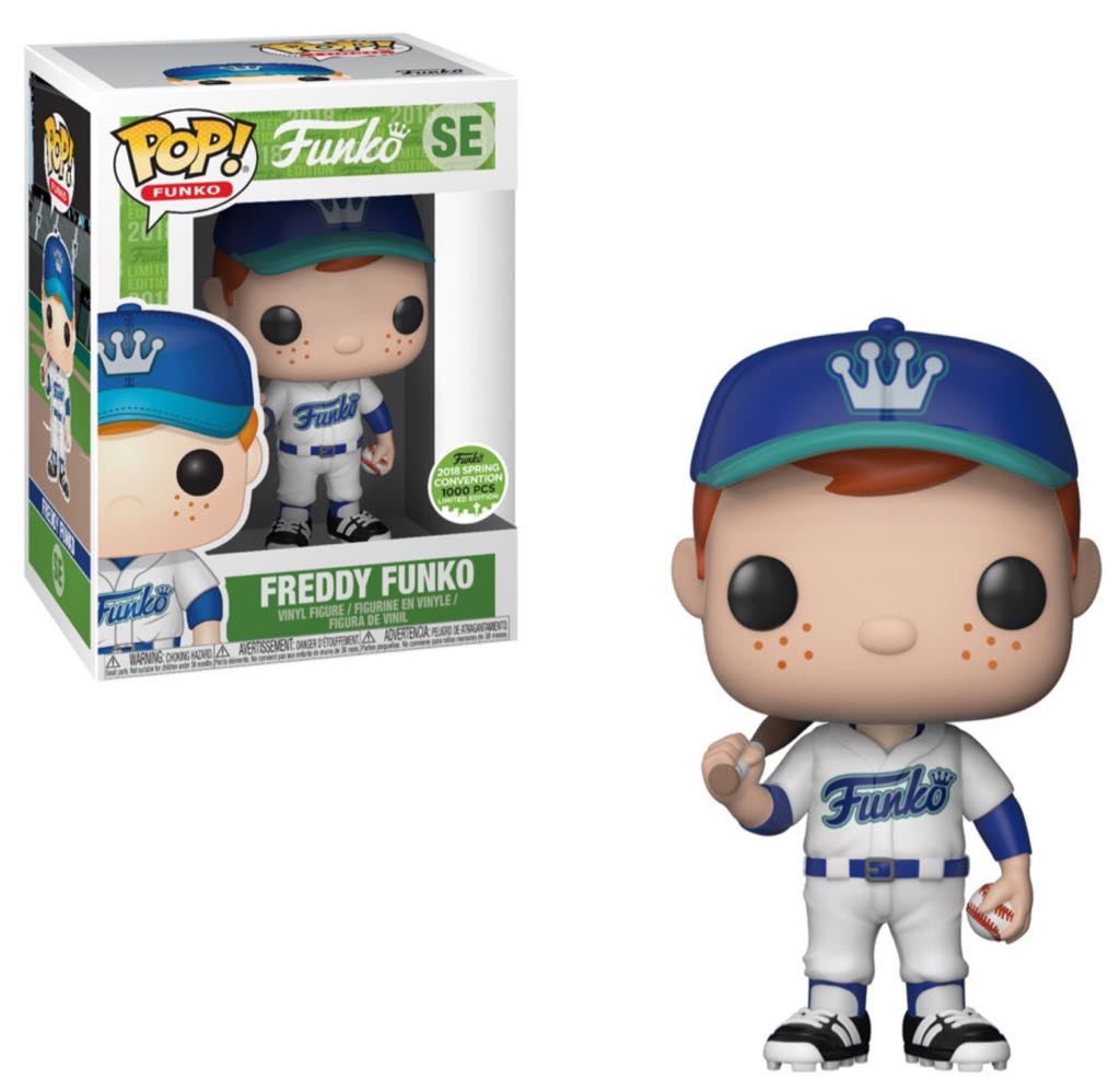 Freddy Funko Pop! Vinyl Figure Baseball (White) (LE1000) [SE] - Fugitive Toys