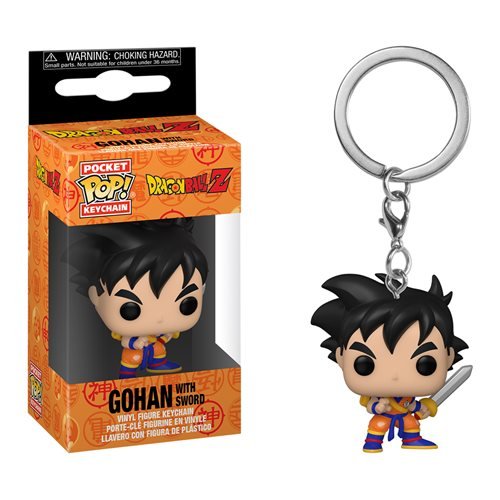 Dragon Ball Z Pocket Pop! Keychain Gohan with Sword - Fugitive Toys