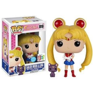 Sailor Moon Pop! Vinyl Figure Sailor Moon (w/ Luna) (Glitter) [89] - Fugitive Toys