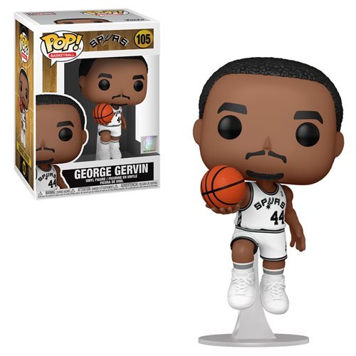 NBA Legends Pop! Vinyl Figure George Gerwin (Spurs Home) [105] - Fugitive Toys