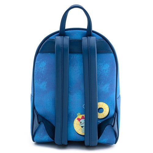 Loungefly x Disney Lilo & Stitch Pineapple Floaty Stitch and Scrump Mini Backpack - Fugitive Toys