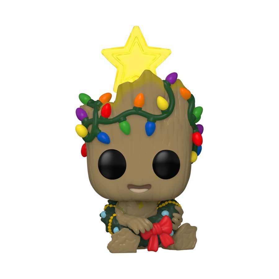 Marvel Pop! Vinyl Figure Holiday Groot (Glow In The Dark) [530] - Fugitive Toys