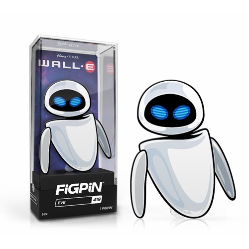 Disney Pixar Wall-E FiGPiN Enamel Pin: Eve [419] - Fugitive Toys