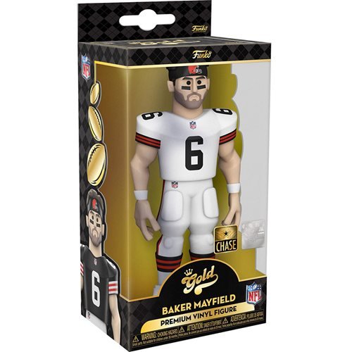 Funko Vinyl Gold Premium Figure: NFL Browns Baker Mayfield (Chase) - Fugitive Toys