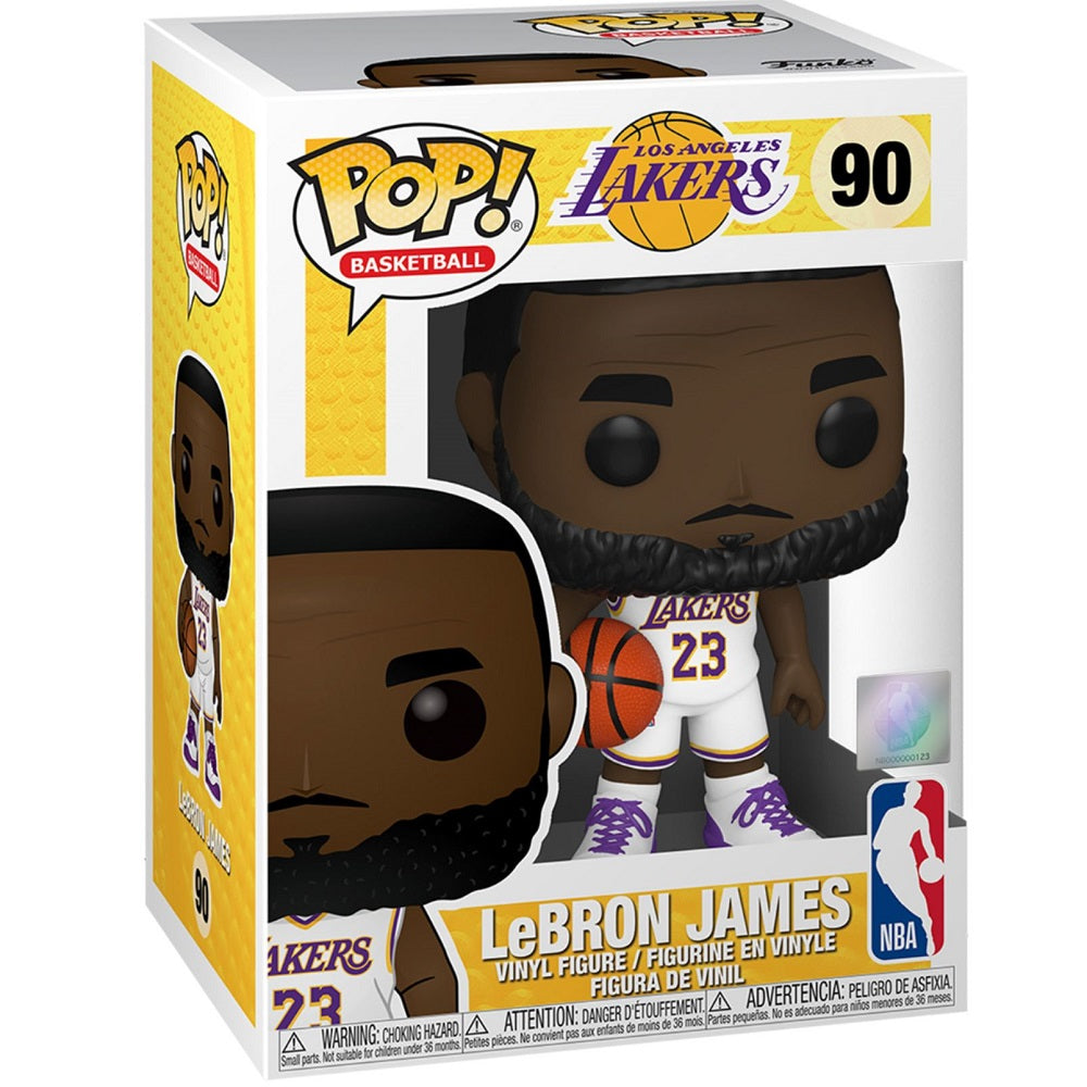 NBA Pop! Vinyl Figure LeBron James Alternate Jersey (LA Lakers) [90] - Fugitive Toys