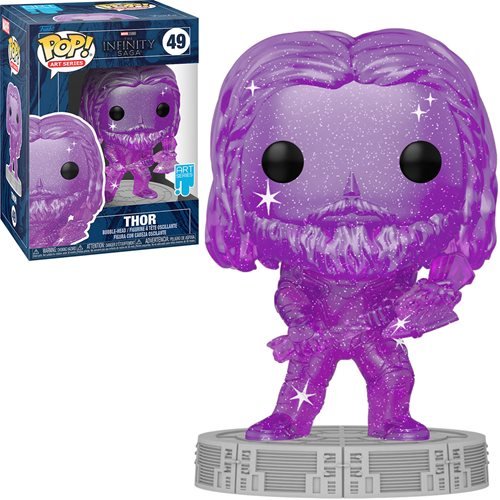 Marvel Avengers Infinity Saga Art Series Pop! Vinyl Figure Thor Purple w/Case [49] - Fugitive Toys