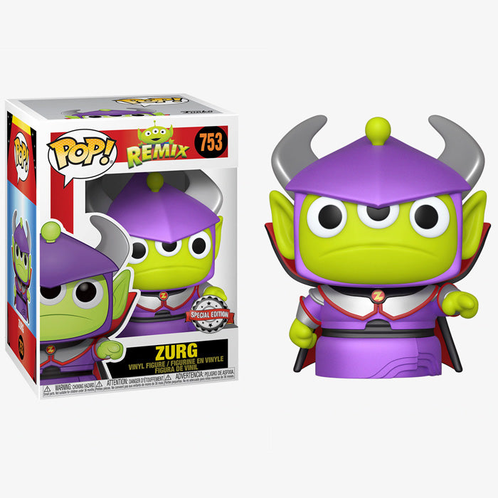 Disney Pop! Vinyl Figure Pixar Alien Remix Zurg (Metallic) [753] - Fugitive Toys