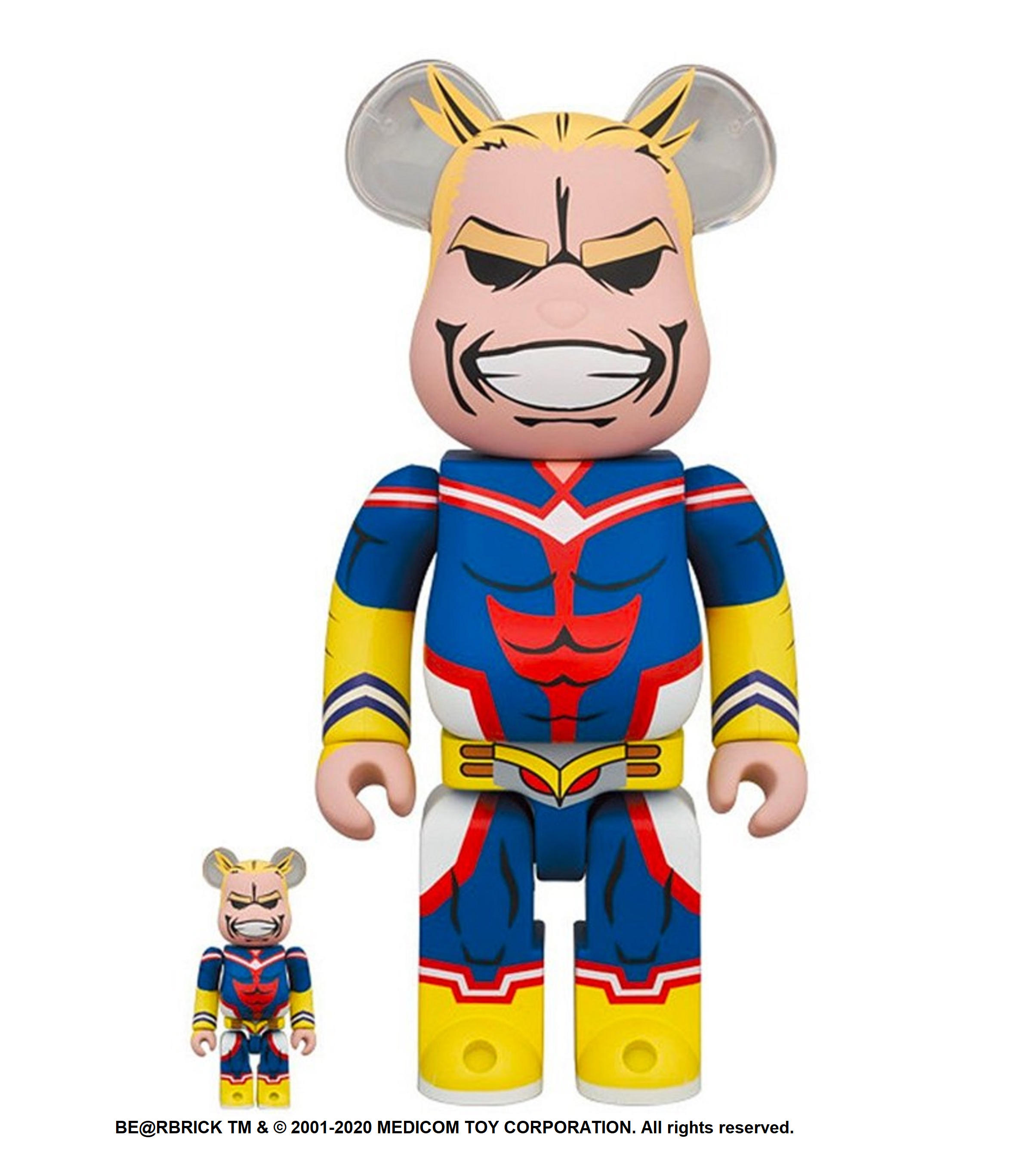 My Hero Academia Toshinori Yagi aka All Might Be@rbrick Set - Fugitive Toys