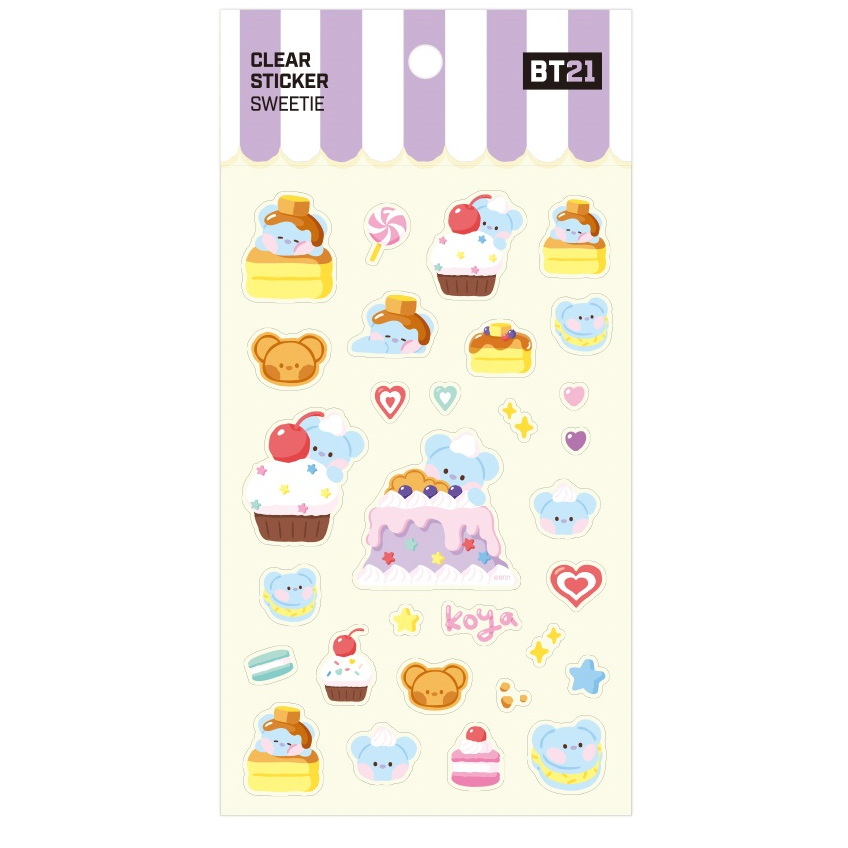 BT21 Sweetie Clear Sticker Koya