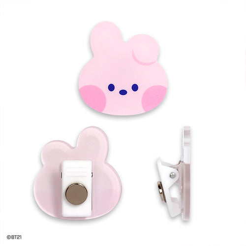 BT21 Minini Acrylic Magnet Clip Set Cooky