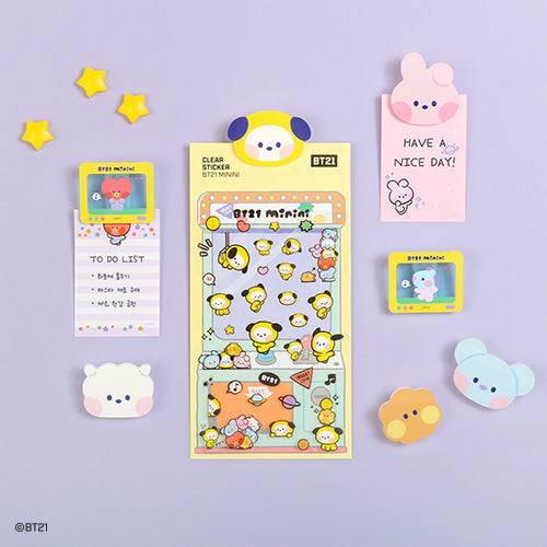 BT21 Acrylic Magnet Clip Set Minini - RJ - Fugitive Toys