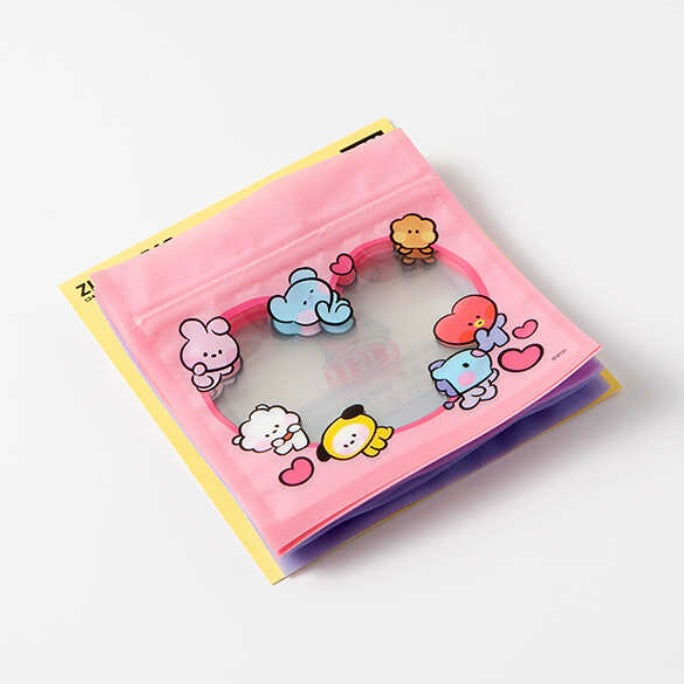 BT21 Zipper Goody Treat Bag - Fugitive Toys