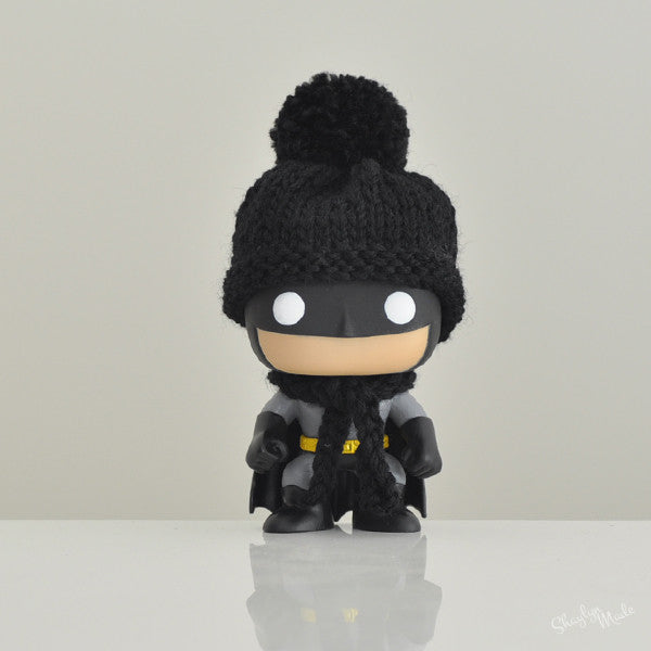 Pop! Apparel Knitted Beanie & Scarf Set [Black] - Fugitive Toys