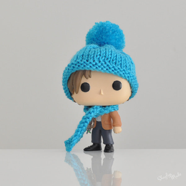 Pop! Apparel Knitted Beanie & Scarf Set [Blue] - Fugitive Toys