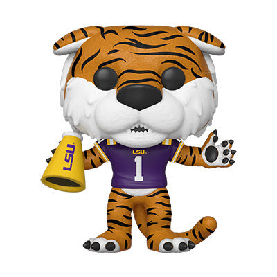 College Pop! Vinyl Figure LSU Mike the Tiger (Home Purple Jersey) [06] - Fugitive Toys