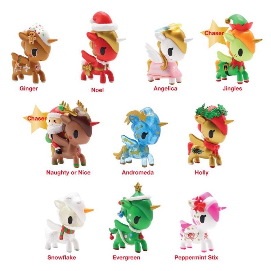 Tokidoki Holiday Unicorno Series 1: (1 Blind Box) - Fugitive Toys