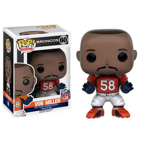 NFL Wave 3 Pop! Vinyl Figure Von Miller [Denver Broncos] - Fugitive Toys