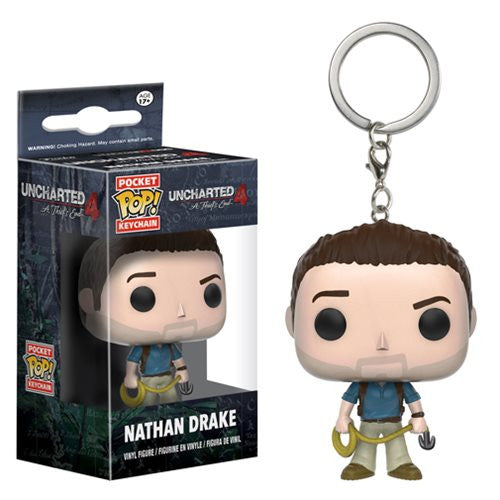 Uncharted Pocket Pop! Keychain Nathan Drake - Fugitive Toys