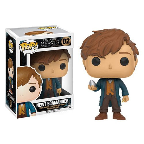 Movies Pop! Vinyl Figure Newt Scamander w/Egg [Fantastic Beasts] - Fugitive Toys