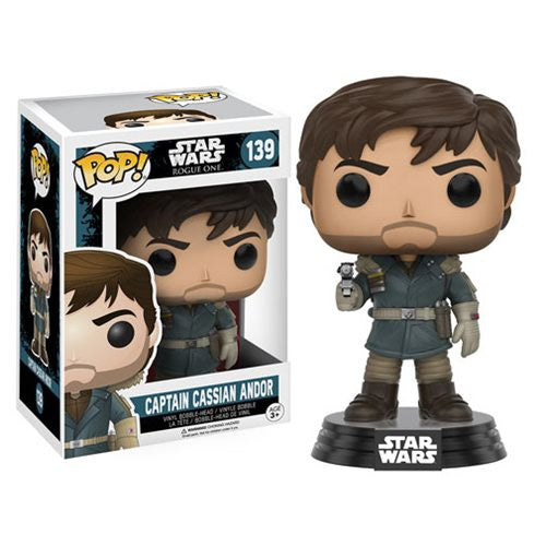 Star Wars Rogue One Pop! Vinyl Bobblehead Captain Cassian Andor - Fugitive Toys