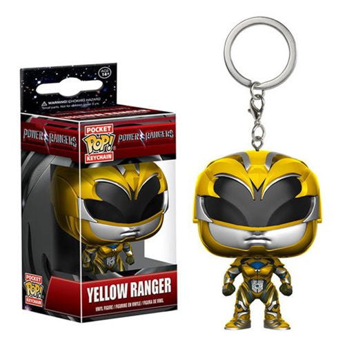 Power Rangers Movie Pocket Pop! Keychain Yellow Ranger - Fugitive Toys