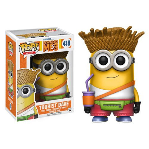 Movies Pop! Vinyl Figure Tourist Dave [Despicable Me 3] - Fugitive Toys