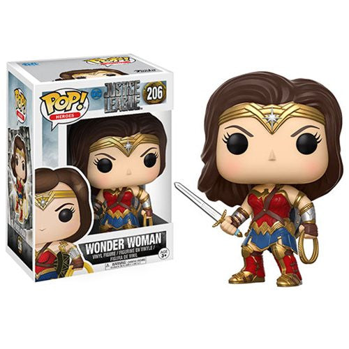 Justice League Pop! Vinyl Figure Wonder Woman - Fugitive Toys