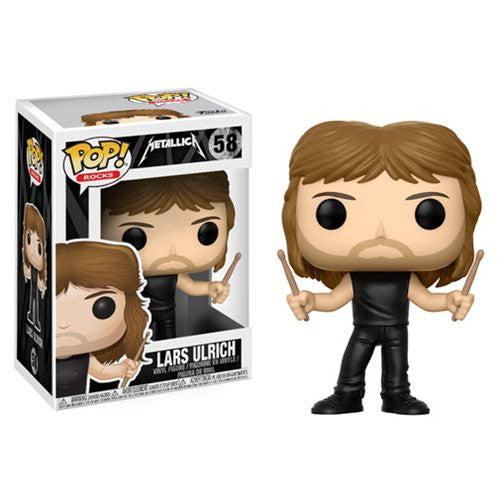 Rocks Pop! Vinyl Figure Lars Ulrich [Metallica] [58] - Fugitive Toys