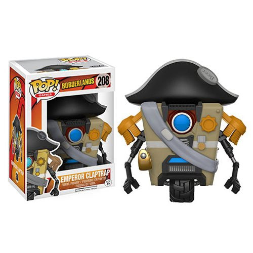 Borderlands Pop! Vinyl Figure Emperor Claptrap - Fugitive Toys