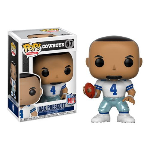 NFL Wave 4 Pop! Vinyl Figure Dak Prescott (Home) [Dallas Cowboys] [67] - Fugitive Toys